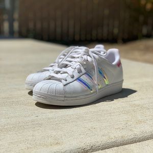 hard shell holographic adidas